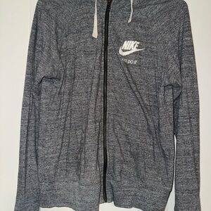 Nike Heather Gray Hoodie with Red Tag